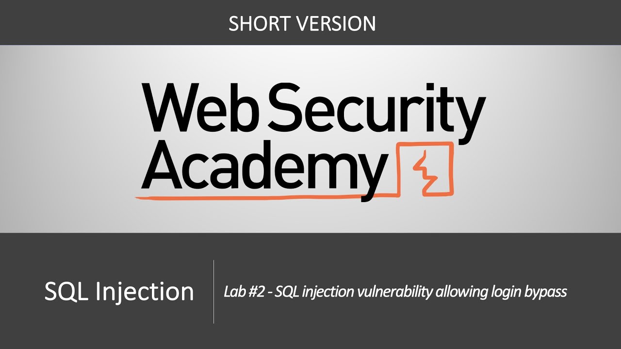 SQL Injection Vulnerability Allowing Login Bypass